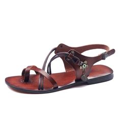 Womens Leather Sandals Complete your summer look with our Tan Leather Sandals. Featuring a comfortable toe loop and adjustable strap, these sandals provide a secure fit while adding a touch of style to any outfit. Made with high-quality leather, these sandals are perfect for all-day wear. Upgrade your shoe collection with these versatile and chic sandals. Handmade Leather Flip Flops, Womens Leather Sandals, Handmade Leather Sandals, Cheap Sandals, Tan Leather Sandals, Leather Sandals Handmade, Sandals Strappy, Genuine Leather Sandals, Handmade Sandals