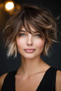 Messy Bob Haircut, Chic Short Hair, Hairstyles And Haircuts, Choppy Bob Hairstyles, Haircut Short, Messy Short Hair, Edgy Short Hair, Haircuts For Medium Hair