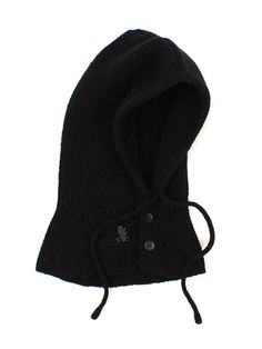 Editor's NotesThis balaclava is made of 100% wool material with a soft and warm feeling. It features a metal logo ornament that adds UNIVERSAL CHEMISRTY's identity.- Trendy balaclava- 100% Wool- Metal logo ornament detail- 2 Way open button style- Trendy and versatile itemMeasurements(in.)One size- Length: 18.50 in.- Neck circumference: 15.35~20.47 in.- Head Circumference: 19.68~25.59 in.- Face hole circumference: 23.62~24.40 in.Composition & Care- 100% Wool- Dry cleaning onlyDesigner- Black Balaclava For Cold Winter Weather, Black Balaclava For Cold Weather And Winter, Warm Black Balaclava For Cold Weather, Black Winter Balaclava With Adjustable Hood, Winter Black Balaclava With Adjustable Hood, Black Balaclava For Cold Weather In Fall, Wool Balaclava For Winter Cold Weather, Winter Wool Balaclava For Cold Weather, Logo Ornament