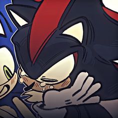 Sonic Shadow Silver Matching Icons, Shadow Pfps Sonic, Shadow Icons Aesthetic, Shadow And Sonic Matching Pfp, Sonadow Pfp, Sonic And Shadow Matching Pfp, Sonic And Shadow Matching Icons, Shadow Matching Pfp, Gadget The Wolf