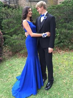 Royal Blue Mermaid Prom Dress, Royal Blue Formal Dresses, Beaded Prom Dresses, Lace Prom Gown, Royal Blue Evening Dress, Blue Mermaid Prom Dress, Royal Blue Prom, Prom Dress With Train, Sweep Train Prom Dress