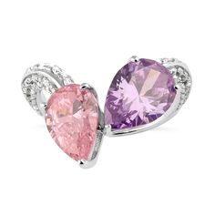 Top of Ring Height: 19.0mm

Top of Ring Width: 18.15mm

Shank Width: 2.7mm



Stone Material: Pink Cubic Zirconia Lavender Cubic Zirconia

Stone Size: 7.0mmx11.0mm (Pear) 7.0mmx12.0mm (Pear) 2.25mm 2.0mm 1.75mm 1.5mm 1.25mm 1.0mm

Stone shape: Pear Round

Stone Carat Weight: 2.61 ct. (Pear-Pink) 3.12 ct. (Pear-Lavender) 0.04 ct. 0.03 ct. 0.02 ct. 0.015 ct. 0.01 ct. 0.005 ct

Total Number of Stones: 39

Stone Setting: Prong



Metal: 925 Sterling Silver

Plating: White Gold

Finish: High Polish Pink Pear-shaped Gemstone Rings, Pink Teardrop Anniversary Ring, Pink Pear-shaped Cubic Zirconia Ring, Pear Shaped Multi-stone Ring As Gift, Pear Shaped Multi-stone Ring For Gift, Pear-shaped Multi-stone Ring For Gift, Pink And Lavender, Stone Material, Stone Setting