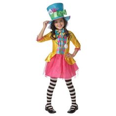 Mad Hatter Girl   #festival #costume #standout #dressup #fancydress #maddistributionau #party #halloween #maddistribution    #Small #Pink #Rubies #Kids #LargeXl #DisneyClassic #Medium  ➤ https://tinyurl.com/y5dkd5cl   FOLLOW US for more deals on Fancy Dress   Go completely dotty as the Mad Hatter! It's always time tea time is when you're wearing this pretty tutu dress and hat. Just like one of Alice's adventures in Wonderland, imagine what mad un-birthday parties you'll be invited to. "Does your Mad Hatter Fancy Dress, Mad Hatter Girl, Mad Hatter Costume, Book Day Costumes, Alice In Wonderland Costume, Book Week Costume, Diy Kostüm