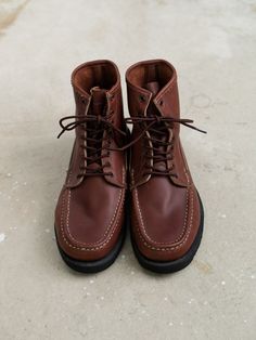 その他のBRAND(その他のブランド) RUSSELL MOCCASIN / DOUBLE VAMP BIRDSHOOTER Brown 通販 Russell Moccasin Boots, Tony Soprano, Cool Hairstyles For Men, Denim Boots, Moccasin Boots, Fitness Inspo, Mens Hairstyles