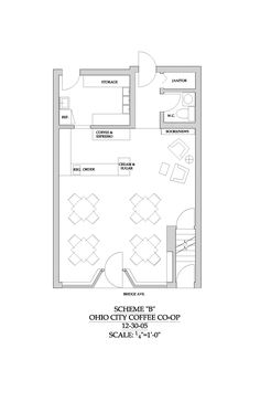 the floor plan for an apartment with two bedroom and one bathroom, including a living room