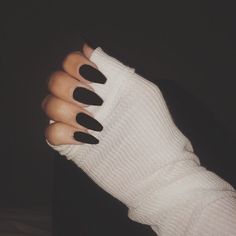 Matte Black Squoval Acrylic Nails (coffin) Black Stiletto Nails, Unghie Sfumate, Matte Black Nails, Nails Tumblr, Black Nail, Ideas Nails, Nails Coffin, Manicure Y Pedicure, Jeffree Star