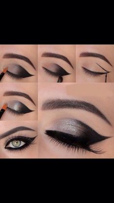 Machiaj Smokey Eyes, Halloweenský Makeup, Seductive Eyes, Pretty Eyeshadow, Mekap Mata, Makeup Tip, Smink Inspiration, Makijaż Smokey Eye, Eye Makeup Tips