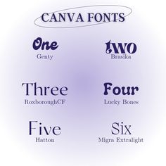 ✧ Canva Font Names, Kpop Fonts Canva, Good Canva Fonts, Cute Fonts On Canvas, Youtube Fonts Canva, Display Fonts Canva, Canvas Logo Design Ideas, Canva Word Ideas, Canva Lettering Elements