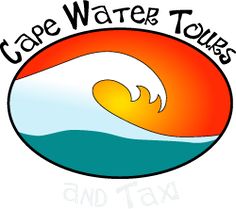 the logo for cape water tours and tax