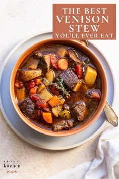 the best venison stew you'll ever eat