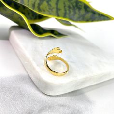 Adjustable 18k Gold Filled Hands & Hug, Hugging Ring, Hug Hand Rings, Warm Hug Wholesale Jewelry Making Supplies- Ring Size:Thickness: 1mm | Hands Width: 12.5mm | Hand Thickness: 1.6mm Gold Stackable Bypass Ring As A Gift, Gold Stackable Bypass Ring For Promise, Gold Minimalist Snake Ring For Promise, Gold Minimalist Snake Ring As Promise Ring, Adjustable Gold Bypass Ring Fine Jewelry, Adjustable Yellow Gold Bypass Promise Ring, Hypoallergenic Yellow Gold Open Ring, Adjustable Gold Bypass Ring Gift, Adjustable Gold Bypass Ring As Gift