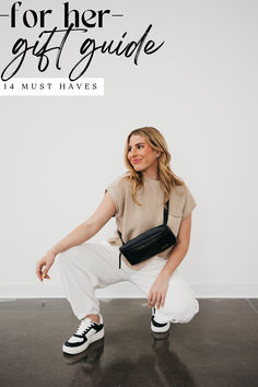 Need a gift guide for the gals in your life this holiday season? We got you! Our Whitley Waist Crossbody Bag is one she will love! Simple Sunglasses, Money Wallet, Leather Zipper, Adjustable Belt, Favorite Dress