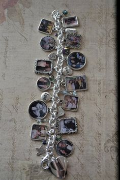 Family Tree Bracelet, Birthstone, Tree of Life, Mother's Day Gift, Grandmother Gift, Mom, Family Photo Collage, Collage Art, Family Portrait Family Tree Bracelet, Custom Charm Bracelet, Collage Collage, Family Bracelets, Photo Charms, Grandmother Gifts, Custom Charms, Sterling Silver Bracelet, Family Portrait