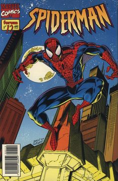 the cover to spider - man comic book