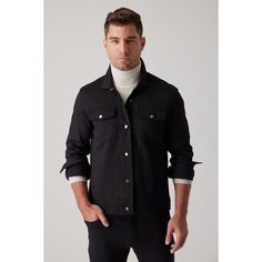 Raffi The Levi Trucker Front Jacket RW13730J | Black Levi Trucker Jacket, Traditional Hardware, Mac Jeans, Trucker Jacket, Black Media, Modern Fit, Flap Pocket, Everyday Outfits, Dress Making