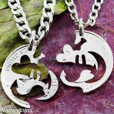 I love you to the moon and back necklace, Couples Jewelry Necklaces, h – NameCoins Couples Jewelry Necklaces, Couples Necklaces, Relationship Necklaces, Couples Jewelry, St Michael Pendant, Irish Rings, State Quarters, Cheap Silver Rings, Silver Rings For Women