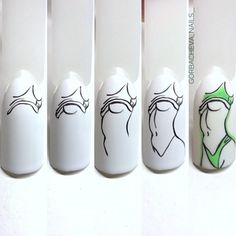 Silhouette Nails, Fiberglass Nails, Nail Salon Design, Diy Acrylic Nails, Nails Now, Vibrant Nails, Nail Art Designs Diy