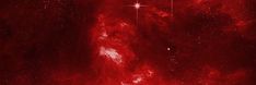 an image of a red space with stars in the background