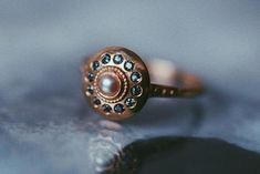 Sofia Zakia, Witch Rings, Princess Ring, Sparkly Things, Flying Saucer, The Quiet, Sapphire Stone, Pink Pearl, Engagement Ring Wedding Band