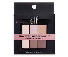 Create a natural look or bold eye effect with clay eyeshadow palettes. This set of five harmonious colors makes up the Saturday Sunsets palette, perfect for a dazzling look. Sunset Palette, Makeup Eyeshadow Palette, Elf Cosmetics, Nude Eyeshadow, Va Va Voom, Beauty Makeup Tips, Colorful Eyeshadow, Big Lots