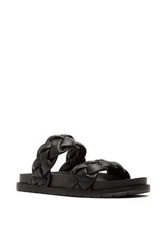 This basic open toe sandal is the perfect everyday style. Its braided upper design adds texture and detail, giving effortless beach vibes you'll love all season long. Light and comfortable, it's the perfect option for a casual look. Basic Sandals, Braided Sandals, Braided Strap, Open Toe Sandals, Artificial Leather, Sandal Fashion, Casual Sandals, Leather Care, Sandals Summer