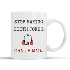 Funny dental gift, puns dentistry, gift for dentist, dentist mug, dentist birthday, dentist humour, dentist jokes, dentist husband Dentist Party, United Kingdom Quotes, Gift Puns, Dentist Birthday, Dentist Jokes, Dentist Mug, Quotes For Mugs, Funny Dentist, Gift For Dentist