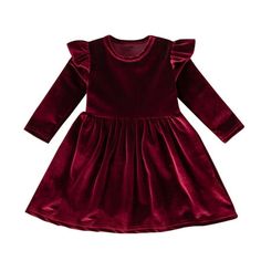 Size: 80 Recommended Age: 6-12 Months Bust: 52cm/20.47'' Length: 46cm/18.11'' Size: 90 Recommended Age: 12-18 Months Bust: 54cm/21.26'' Length: 49cm/19.29'' Size: 100 Recommended Age: 18-24 Months Bust: 56cm/22.05'' Length: 51cm/20.08'' Size: 110 Recommended Age: 2-3 Years Bust: 58cm/22.83'' Length: 54cm/21.26'' Size: 120 Recommended Age: 3-4 Years Bust: 60cm/23.62'' Length: 56cm/22.05'' Size: 130 Recommended Age: 4-5 Years Bust: 62cm/24.41'' Length: 59cm/23.23'' Features: FRUIT PRINT DESIGNThis Winter Wedding Burgundy, Fall Flower Girl Dresses, Velvet Holiday Dress, Girls Long Sleeve Dresses, Velvet Party Dress, Infant Girl, Girl Princess Dress, Wedding Dresses For Girls, Princess Outfits