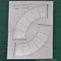 a piece of paper that has been cut out to look like a spiral pattern on it