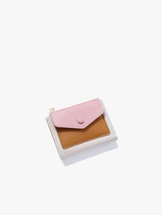 Fabric: PUsize:11*2*8.5cm Trendy Beige Coin Purse, Mini Wallet, Dark Pink, Wallet, Fabric, Pink