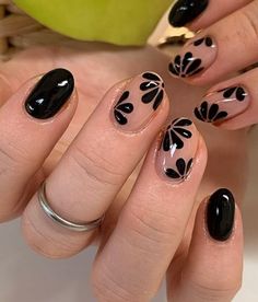 Sugar Diet, Unghie Nail Art, Black Nail Designs, Black Ombre, Black Nail, Short Nail Designs