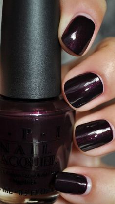 Black Cherry Chutney Opi Black Cherry Chutney, Cherry Chutney, Nail Purple, Opi Black, Dark Nails