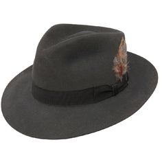 Stetson Chatham Fur Felt Fedora | DelMonico Hatter Winter Fedora With Short Brim In Fur Felt, Fur Felt Fedora With Short Brim For Winter, Classic Fur Felt Fedora With Flat Crown, Kentucky Derby Fur Felt Fedora, Fitted Fur Felt Fedora For Fall, Classic Formal Felt Hat For Fall, Classic Fur Felt Hat Band For Kentucky Derby, Classic Fur Felt Top Hat For Kentucky Derby, Classic Fur Felt Winter Hat