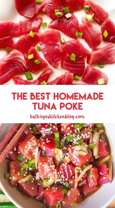 the best homemade tuna poke recipe