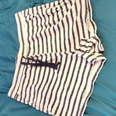 Nwot Old Navy Shorts. Blue And White Striped With Blue Pockets. Super Soft And Comfortable. Bought Them During The Winter So Didn't Have A Chance To Really Wear Them And Due To Health Issues I've Lost Too Much To Even Try. They're A Terry Cloth And Soft Feeling. No Imperfections. See Pics For Measurements Bundle And Send Reasonable Offers. Will Be Adding Much More That We Want Rid Of Asap But Also We Are Raising Money For A Down Payment On A First Home For Our Family Of 5 (At Least 8k ), Not To Blue Cotton Pajama Shorts, Blue Lounging Bottoms With Built-in Shorts, Blue High-waisted Pajama Shorts For Loungewear, Playful Blue Cotton Pajama Shorts, Blue 2-in-1 Athletic Shorts For Loungewear, Old Navy Shorts, Lounge Shorts, Go Fund Me, Terry Cloth