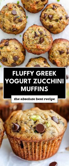 Image for Fluffy Greek Yogurt Zucchini Muffins Breakfast Muffins Zucchini, Healthy Muffins Zucchini, Zucchini Pistachio Muffins, Healthy Toddler Muffins Hidden Veggies, Greek Yogurt Zucchini Muffins, Flourless Protein Muffins, Zucchini Muffins For Toddlers, Muffins With Veggies For Kids, Healthy Breakfast Bars For Kids