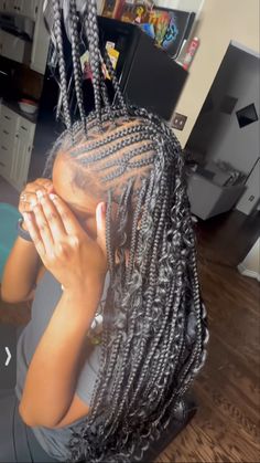 Black Hair Protective Styles, Box Braids Hairstyles For Black Women, Cute Braided Hairstyles, Dyed Hair Inspiration, Braids Hairstyles Pictures, Cute Box Braids Hairstyles, Quick Braided Hairstyles, Protective Hairstyles Braids