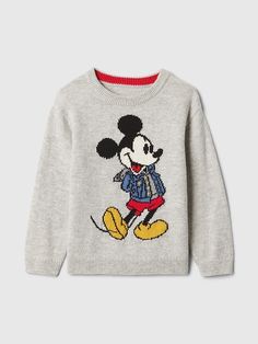 Clothes Autumn, Baby Mickey Mouse, Baby Mickey, Chic Sweaters, Boys Sweaters, Kids Outfits Girls, Kids Sweater, Disney Outfits, Baby Disney