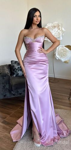 Elegant Sweatheart Strapless Mermaid Long Prom Dress,PD37957 1. Material:soft satin,beadings,pognee.2. Color: it can be in custom color, please contact us and tell us dress number, then we will send you more colors to choose.3, Size: can do both standard size and custom size. If you need do custom sized dresses, please send us following measurements or leave a note when place an order.bust______ cm/inchwaist______cm/inchhip:_______cm/inchdress length:_______cm/inchshoulder to shoulder :_______cm/inch (measured from back of shoulder)shoulder to bust :_______cm/inch (measured from middle shoulder to nipple)shoulder to waist :_______cm/inch (measured from middle of shoulder to natural waist)shoulder to floor with shoes on :_______cm/inch (length from middle of shoulder over nipple to floor wi Mauve Prom Dress, Minna Fashion, Long Satin Dress, Junior Prom, Satin Dress Long