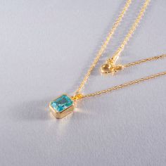 Introducing our Elegant 14K Solid Gold Rectangle Aquamarine Necklace, a sophisticated piece that elegantly showcases the enchanting beauty of aquamarine, the birthstone of March. Crafted with high-quality 14K solid gold, this necklace features a striking rectangular aquamarine pendant that is both timeless and modern.This necklace is specially designed as a meaningful gift for birthdays, anniversaries, or special celebrations, making it an ideal choice for someone born in March or anyone who app Baguette Pendant, Jewelry For Christmas, Rectangle Necklace, Aquamarine Bracelet, March Birthstone Jewelry, Aquamarine Pendant, Aquamarine Necklace, Aquamarine Jewelry, March Birthstone