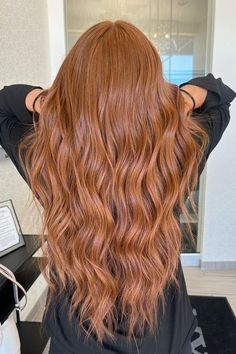 Neutral Copper Hair Color, Honey Ginger Hair, Warm Ginger Hair, Golden Ginger Hair, Copper Long Hair, Muted Copper Hair, Honey Red Hair