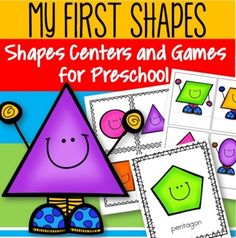 the book my first shapes shapes centers and games for preschool