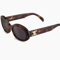 Oval Shape Havana Smoke 100% Uv Protection Made In Italy. No Scratches, Like New Uv Protection, Sunglasses Accessories, Black And Brown, Women Accessories, Sunglasses, Women Shopping, Black, Color