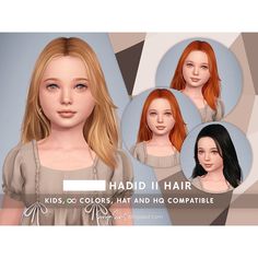 SONYASIMS - HADID HAIR STYLE 2 KIDS Sims 4 Realistic Cc, Tone Makeup, Skin Tone Makeup, Kerbal Space Program, Best Mods, World Of Tanks, Space Program, Rewards Program, 4 Kids