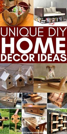 DIY Home Decor Ideas For Beginners Wood Building Projects, Carpentry Projects, Unique Woodworking, Wood Building, Diy Home Decor Ideas, Building Projects, Elegant Centerpieces, Small Wood Projects