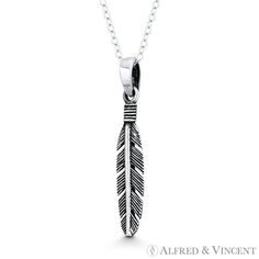 The featured pendant is cast in oxidized .925 sterling silver and showcases an eagle's wing feather charm. The feather charm is then finished with a sturdy bail that can accommodate most standard-width chains. Your purchase will include a 30-Day Exchange or Money-Back Guarantee, Free US Shipping, & an optional .925 Sterling Silver chain in the length of your choice. Please email us for more details regarding this listing. Size: one size.  Color: Metal Type.  Gender: unisex.  Age Group: adult. Eagles Wings, Masonic Ring, Feather Charms, Cz Pendant, Charm Rings, 925 Sterling Silver Chain, Womens Wedding Bands, Antique Finish, Native American Jewelry