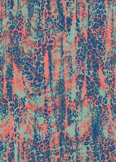 an abstract pattern with blue and pink colors