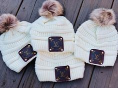 Beanies come in multiple colors Louis Vuitton Winter Hat, Lv Winter Hat, Pretty Toenails, Chanel Iphone Case, Louis Vuttion, Dope Hats, Womens Hats, Boutique Ideas, Hats Baseball