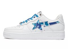 Check out the A Bathing Ape Bape Sta Low White ABC Camo Blue (2021) available on @StockX Bape Sneakers, Bape Sta, Camo Sneakers, Ape Bape, Blue Camouflage, White Camo, Mens Nike Shoes, Bathing Ape, Swag Shoes