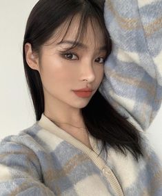 Aesthetic Asian, Hairstyles Girl, Woman Aesthetic, Music Collection, Beautiful Hairstyles, Soft Cute, Nose Job, Korean Street Fashion