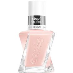 a longwear, sheer nude pink. step 1: apply two coats of gel couture color. step 2: apply gel couture top coat. Essie Gel Polish, Sheer Nail Polish, Christmas Spread, Sheer Nails, Pink Nail Colors, Couture Nails, Cruelty Free Nail Polish, Scrub Corpo, Couture Top